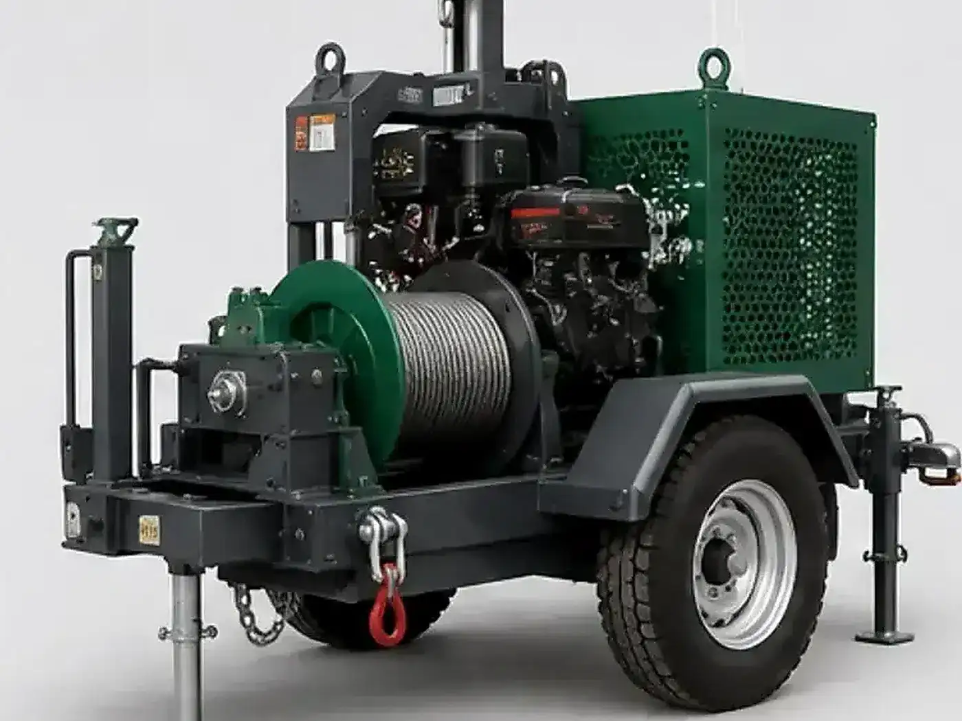 Кабельная сервисная лебёдка KWK3000 — базовое исполнение — модель KWK3000-A